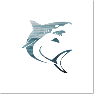 An Ocean in a Shark Posters and Art